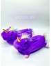 Тапочки Единорог Фиолетовый с лапками